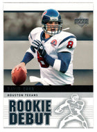 David Carr - Houston Texans (NFL Football Card) 2005 Upper Deck Rookie Debut # 38 Mint