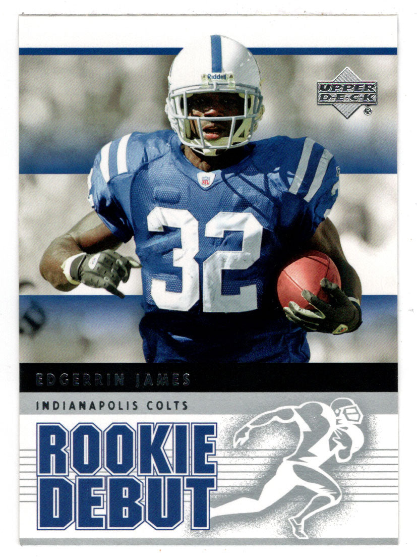 Edgerrin James - Indianapolis Colts (NFL Football Card) 2005 Upper Deck Rookie Debut # 43 Mint