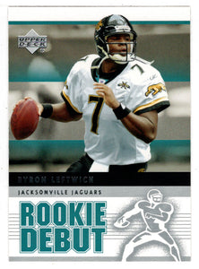 Byron Leftwich - Jacksonville Jaguars (NFL Football Card) 2005 Upper Deck Rookie Debut # 45 Mint
