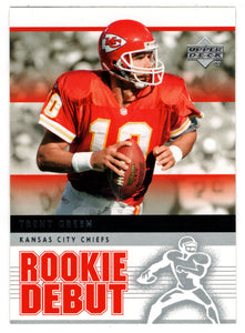 Trent Green - Kansas City Chiefs (NFL Football Card) 2005 Upper Deck Rookie Debut # 49 Mint