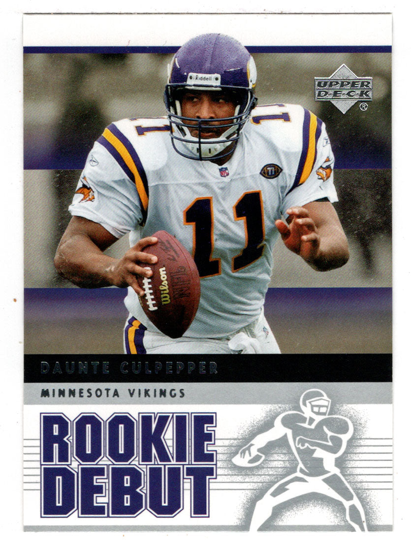 Daunte Culpepper - Minnesota Vikings (NFL Football Card) 2005 Upper Deck Rookie Debut # 54 Mint