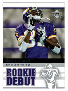 Nate Burleson - Minnesota Vikings (NFL Football Card) 2005 Upper Deck Rookie Debut # 55 Mint