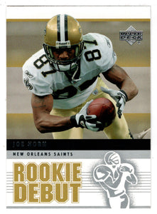 Joe Horn - New Orleans Saints (NFL Football Card) 2005 Upper Deck Rookie Debut # 62 Mint