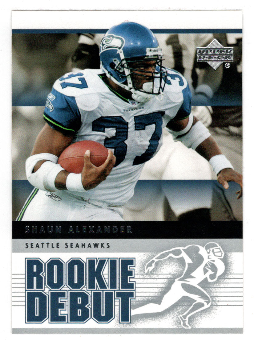 Shaun Alexander - Seattle Seahawks (NFL Football Card) 2005 Upper Deck Rookie Debut # 87 Mint
