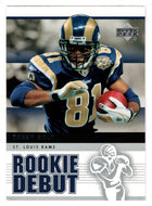 Torry Holt - St. Louis Rams (NFL Football Card) 2005 Upper Deck Rookie Debut # 91 Mint