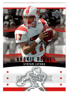 Stefan LeFors RC - Carolina Panthers (NFL Football Card) 2005 Upper Deck Rookie Debut # 200 Mint