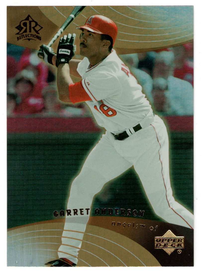 Garret Anderson - Anaheim Angels (MLB Baseball Card) 2005 Upper Deck Reflections # 41 Mint
