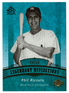 Phil Rizzuto 49/50 - New York Yankees (MLB Baseball Card) 2005 Upper Deck Reflections Turquoise # 195 Mint