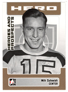 Milt Schmidt - Providence Reds (NHL - Minor Hockey Card) 2006-07 ITG Heroes and Prospects # 2 Mint