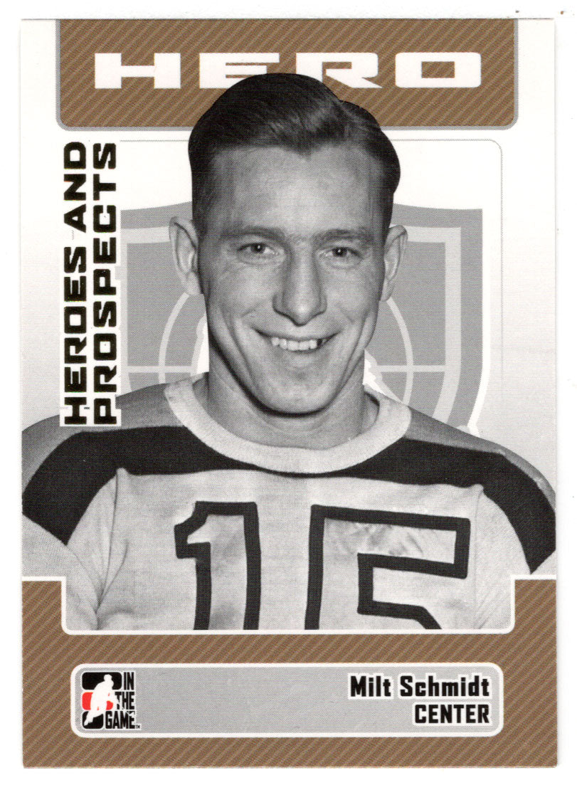Milt Schmidt - Providence Reds (NHL - Minor Hockey Card) 2006-07 ITG Heroes and Prospects # 2 Mint