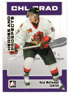 Kyle Wellwood - Belleville Bulls (NHL - Minor Hockey Card) 2006-07 ITG Heroes and Prospects # 26 Mint