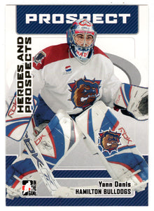Yann Danis - Hamilton Bulldogs (NHL - Minor Hockey Card) 2006-07 ITG Heroes and Prospects # 36 Mint
