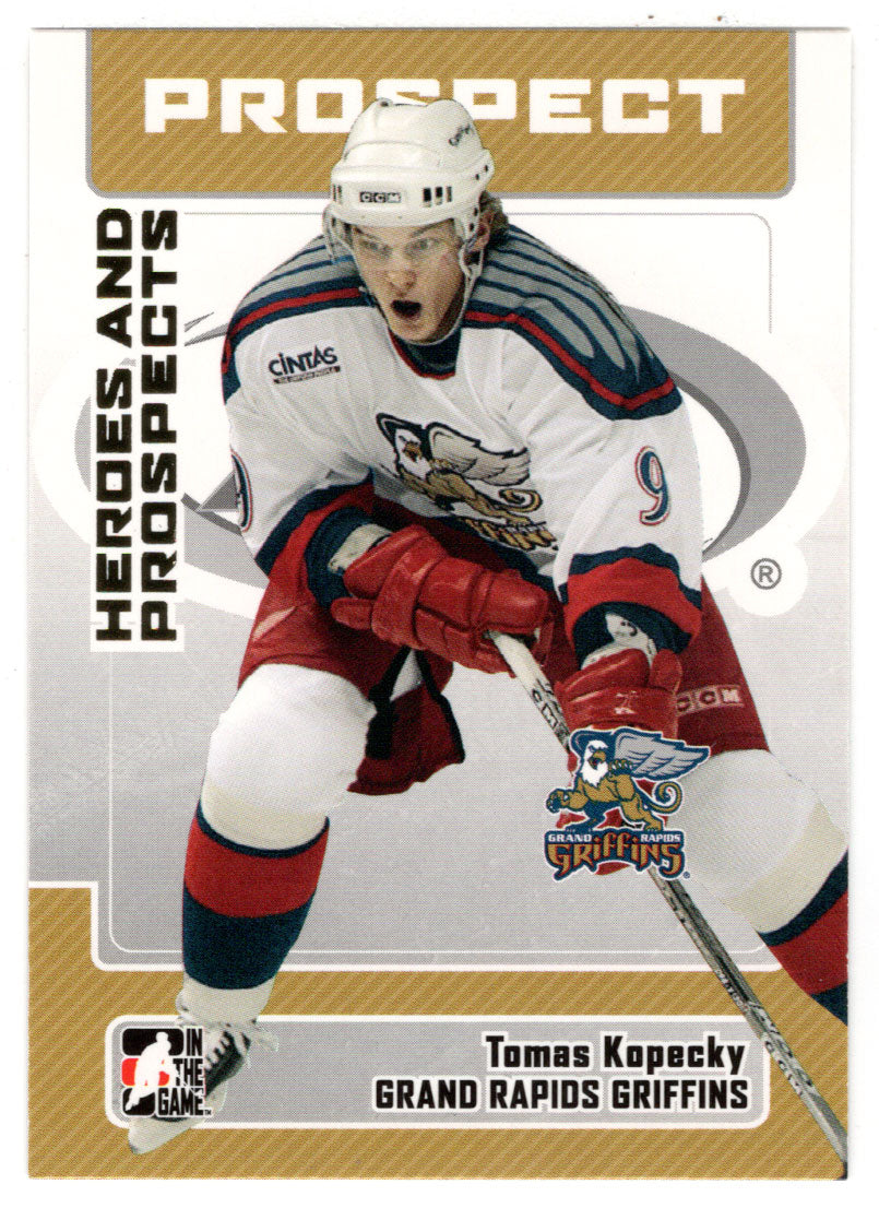 Tomas Kopecky - Grand Rapids Griffins (NHL - Minor Hockey Card) 2006-07 ITG Heroes and Prospects # 38 Mint