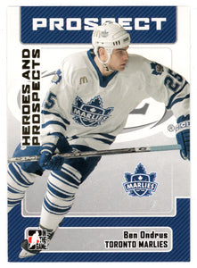 Ben Ondrus - Toronto Marlies (NHL - Minor Hockey Card) 2006-07 ITG Heroes and Prospects # 39 Mint