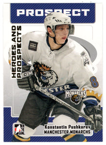 Konstantin Pushkarev - Manchester Monarchs (NHL - Minor Hockey Card) 2006-07 ITG Heroes and Prospects # 42 Mint