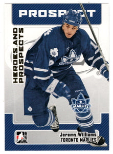 Jeremy Williams - Toronto Marlies (NHL - Minor Hockey Card) 2006-07 ITG Heroes and Prospects # 44 Mint