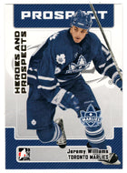 Jeremy Williams - Toronto Marlies (NHL - Minor Hockey Card) 2006-07 ITG Heroes and Prospects # 44 Mint