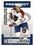 Danny Syvret - Hamilton Bulldogs (NHL - Minor Hockey Card) 2006-07 ITG Heroes and Prospects # 48 Mint