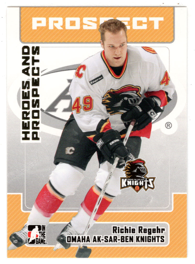 Richie Regehr - Omaha Ak-Sar-Ben Knights (NHL - Minor Hockey Card) 2006-07 ITG Heroes and Prospects # 61 Mint