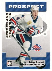 Nathan Paetsch - Rochester Americans (NHL - Minor Hockey Card) 2006-07 ITG Heroes and Prospects # 68 Mint