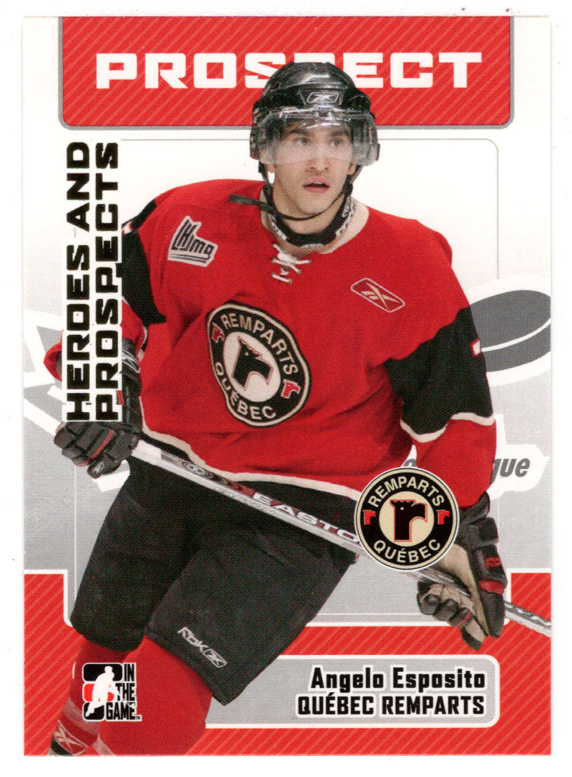 Angelo Esposito - Quebec Remparts (NHL - Minor Hockey Card) 2006-07 ITG Heroes and Prospects # 81 Mint