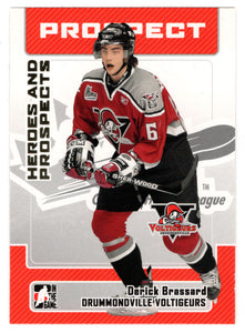 Derick Brassard - Drummondville Voltigeurs (NHL - Minor Hockey Card) 2006-07 ITG Heroes and Prospects # 841 Mint