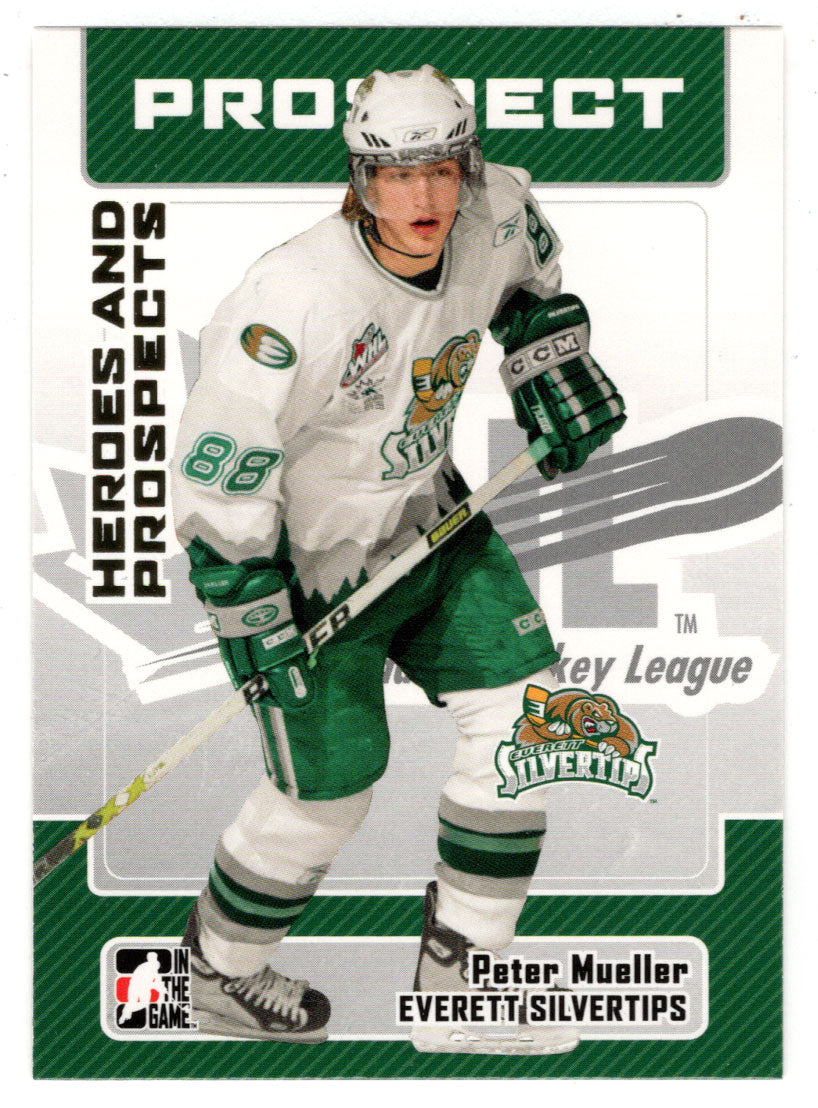 Peter Mueller - Everett Silvertips (NHL - Minor Hockey Card) 2006-07 ITG Heroes and Prospects # 85 Mint