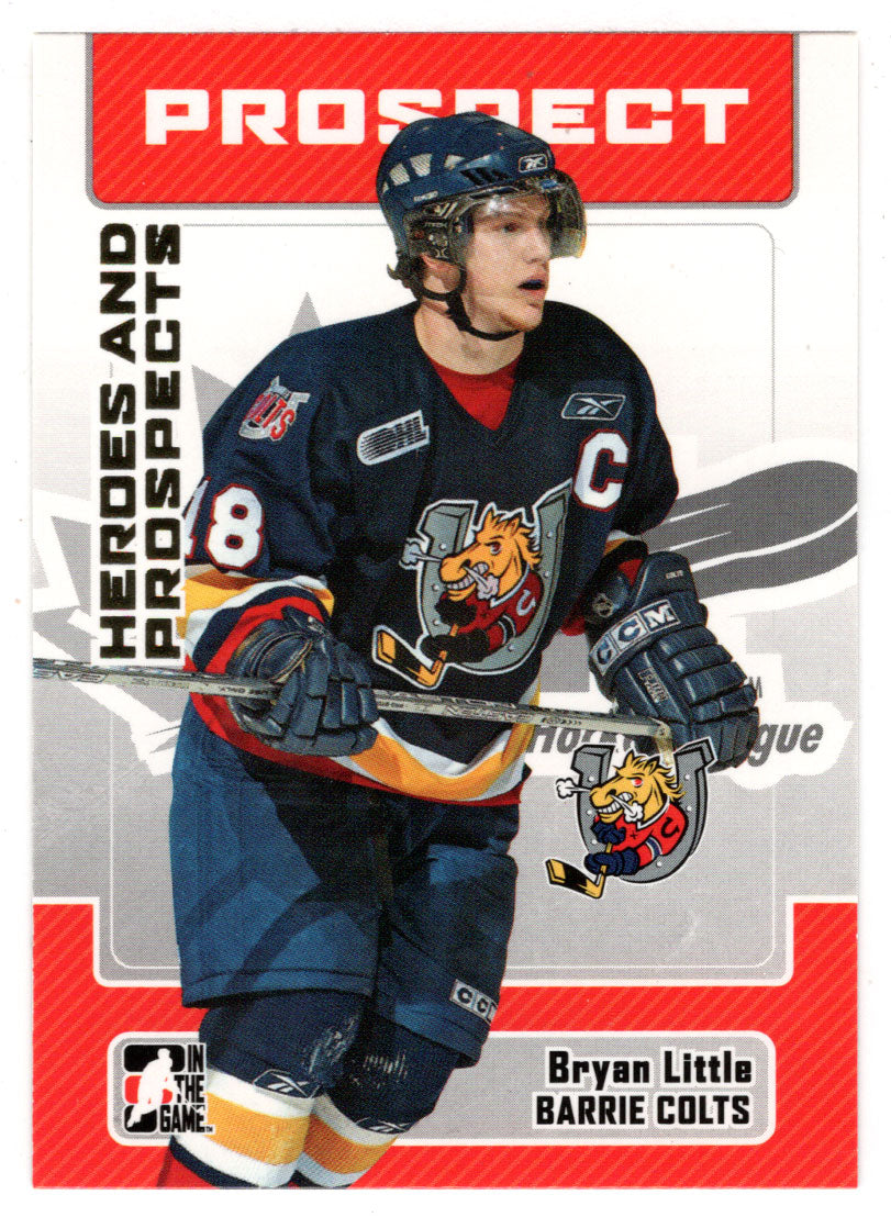 Bryan Little - Barrie Colts (NHL - Minor Hockey Card) 2006-07 ITG Heroes and Prospects # 86 Mint