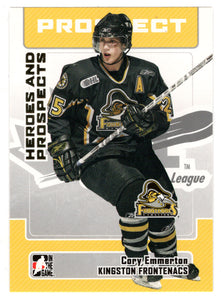 Cory Emmerton - Kingston Frontenacs (NHL - Minor Hockey Card) 2006-07 ITG Heroes and Prospects # 88 Mint