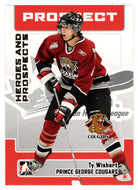 Ty Wishart - Prince George Cougars (NHL - Minor Hockey Card) 2006-07 ITG Heroes and Prospects # 92 Mint