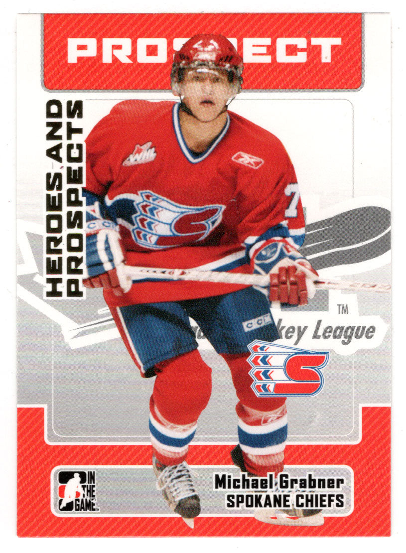 Michael Grabner - Spokane Chiefs (NHL - Minor Hockey Card) 2006-07 ITG Heroes and Prospects # 104 Mint