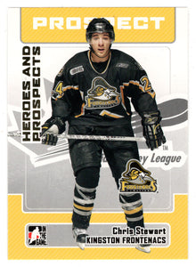 Chris Stewart - Kingston Frontenacs (NHL - Minor Hockey Card) 2006-07 ITG Heroes and Prospects # 110 Mint