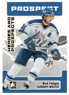 Nick Foligno - Sudbury Wolves (NHL - Minor Hockey Card) 2006-07 ITG Heroes and Prospects # 115 Mint