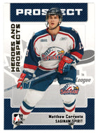 Matthew Corrente - Saginaw Spirit (NHL - Minor Hockey Card) 2006-07 ITG Heroes and Prospects # 116 Mint