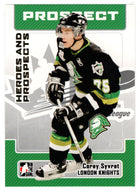 Corey Syvret - London Knights (NHL - Minor Hockey Card) 2006-07 ITG Heroes and Prospects # 121 Mint