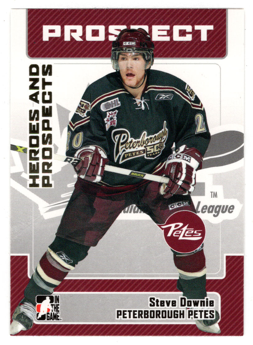 Steve Downie - Peterborough Petes (NHL - Minor Hockey Card) 2006-07 ITG Heroes and Prospects # 122 Mint