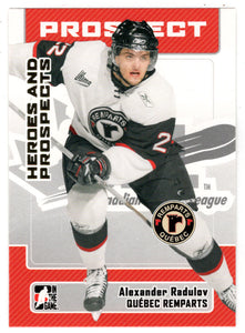 Alexander Radulov - Quebec Remparts (NHL - Minor Hockey Card) 2006-07 ITG Heroes and Prospects # 125 Mint