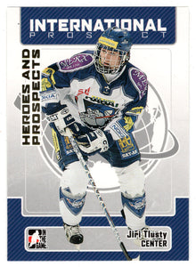 Jiri Tlusty - Czech Republic - International Prospects (NHL - Minor Hockey Card) 2006-07 ITG Heroes and Prospects # 132 Mint