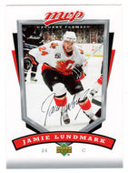 Jamie Lundmark - Calgary Flames (NHL Hockey Card) 2006-07 Upper Deck MVP # 43 Mint