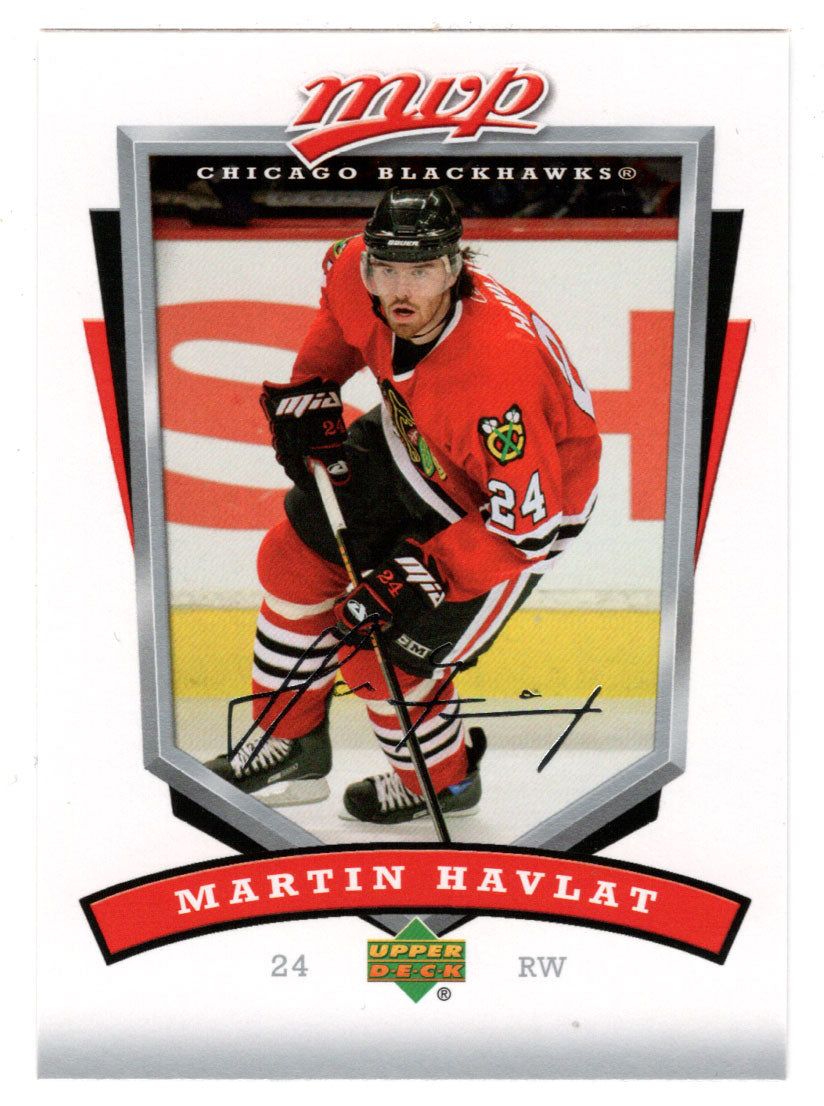 Martin Havlat - Chicago Blackhawks (NHL Hockey Card) 2006-07 Upper Deck MVP # 65 Mint