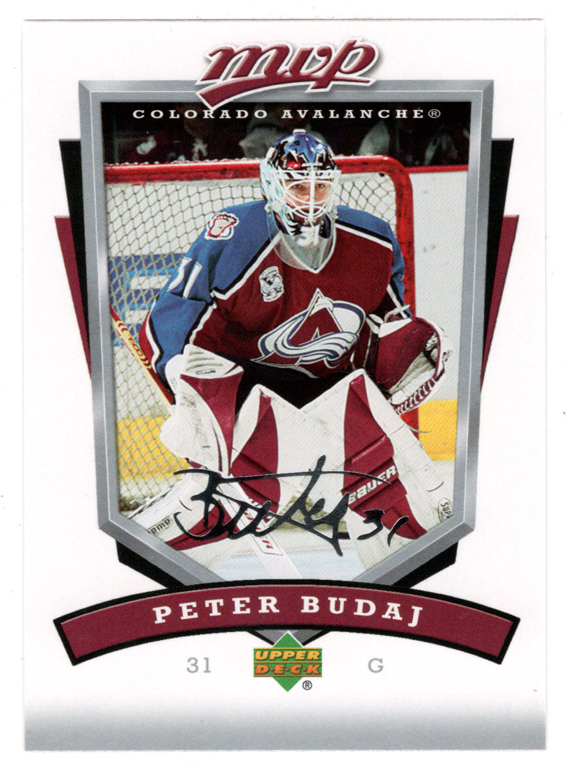 Peter Budaj - Colorado Avalanche (NHL Hockey Card) 2006-07 Upper Deck MVP # 79 Mint