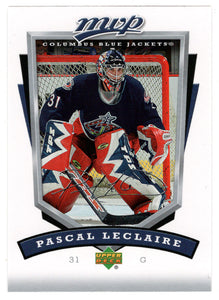 Pascal Leclaire - Columbus Blue Jackets (NHL Hockey Card) 2006-07 Upper Deck MVP # 84 Mint