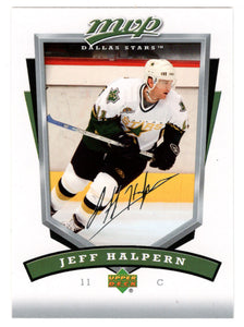 Jeff Halpern - Dallas Stars (NHL Hockey Card) 2006-07 Upper Deck MVP # 100 Mint