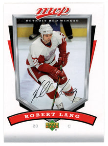 Robert Lang - Detroit Red Wings (NHL Hockey Card) 2006-07 Upper Deck MVP # 107 Mint