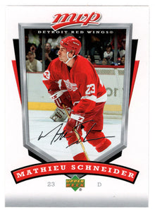 Mathieu Schneider - Detroit Red Wings (NHL Hockey Card) 2006-07 Upper Deck MVP # 110 Mint