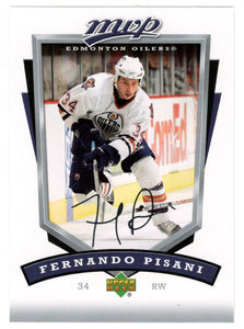 Fernando Pisani - Edmonton Oilers (NHL Hockey Card) 2006-07 Upper Deck MVP # 114 Mint