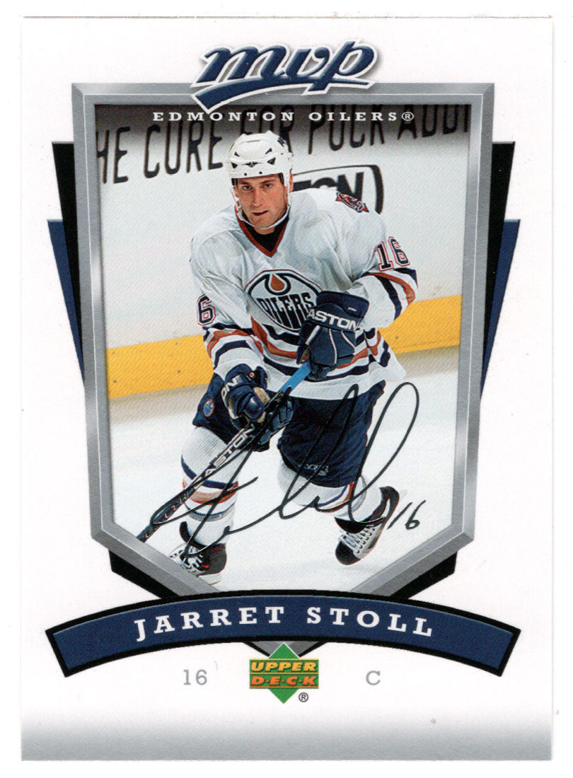 Jarret Stoll - Edmonton Oilers (NHL Hockey Card) 2006-07 Upper Deck MVP # 116 Mint