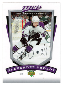 Alexander Frolov - Los Angeles Kings (NHL Hockey Card) 2006-07 Upper Deck MVP # 132 Mint