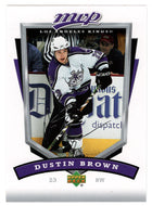 Dustin Brown - Los Angeles Kings (NHL Hockey Card) 2006-07 Upper Deck MVP # 140 Mint