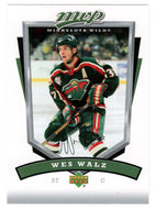 Wes Walz - Minnesota Wild (NHL Hockey Card) 2006-07 Upper Deck MVP # 145 Mint